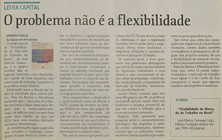 Demian Fiocca coluna Folha de São Paulo